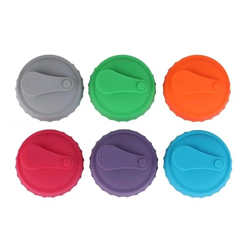 Reusable silicone can lids - can,
