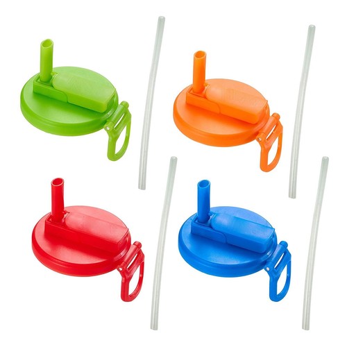 Soda can lid with straw - with,