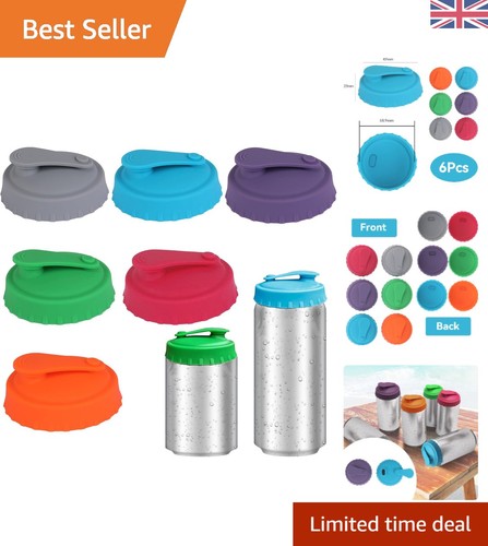 Reusable multicolor can lids - reusable,