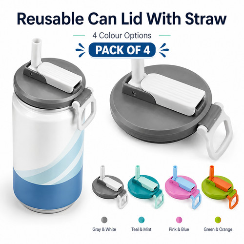 Reusable soda can lids - reusable, with