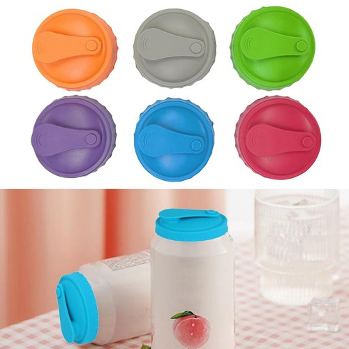 Silicone soda can lid - 6x,