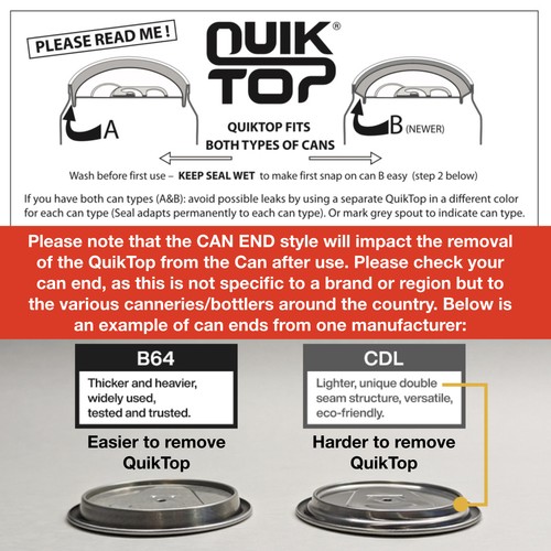 Compac home quiktop can cap - home,